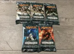 5 Packs of Magic the Gathering Booster Packs 2012 Core Set Brand New Sealed - Image 1