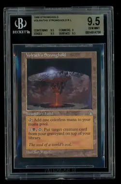 ***BGS 9.5 Volrath's Stronghold*** MTG Stronghold Magic Kid Icarus - Image 1