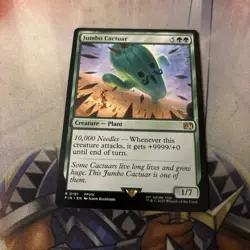 Jumbo Cactuar - FIN 0191 NM - MTG Magic The Gathering - Image 1