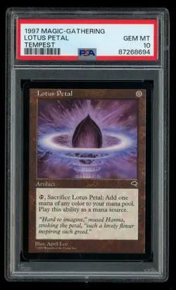 ***PSA 10 Lotus Petal*** MTG Tempest Magic Kid Icarus - Image 1