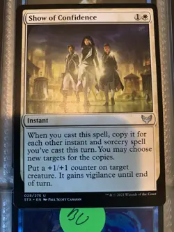 MTG Show of Confidence Strixhaven: School of Mages 028/275 Regular Uncommon - Image 1