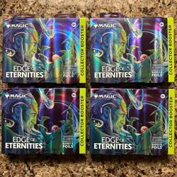 Magic The Gathering Edge Of Eternities Collector Omega Booster 4 BOX LOT - Image 1
