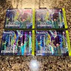 Magic The Gathering Edge Of Eternities Collector Omega Booster 4 BOX LOT - Image 3