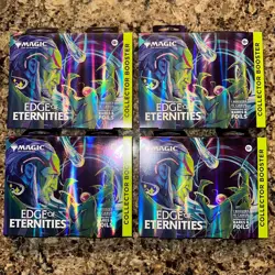 Magic The Gathering Edge Of Eternities Collector Omega Booster 4 BOX LOT - Image 4