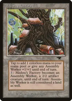 Mishra's Factory (#80a) Antiquities MP MTG - Image 1