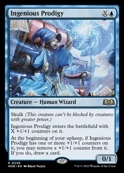 Ingenious Prodigy (056) Wilds of Eldraine WOE MTG Magic - Image 1