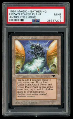 ***PSA 9 Urza's Power Plant Bug*** MTG Antiquities Magic Kid Icarus - Image 1
