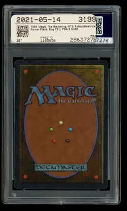 ***PSA 9 Urza's Power Plant Bug*** MTG Antiquities Magic Kid Icarus - Image 2