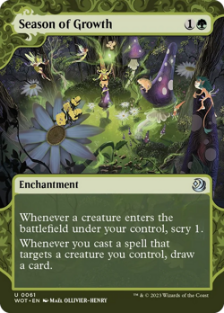 Season of Growth [Wilds of Eldraine: Enchanting Tales] Magic MTG - Image 1