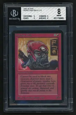 ***BGS 8 Alpha Ironclaw Orcs*** MTG Alpha Magic Kid Icarus - Image 1