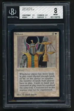 ***BGS 8 Alpha Balance*** MTG Alpha Magic Kid Icarus - Image 1