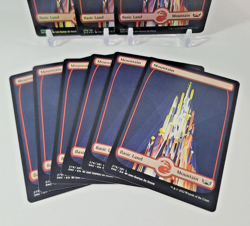 9x MTG Mountain Full Art Streets of New Capenna 279/281 - 3 Foil NM/VLP - Image 3