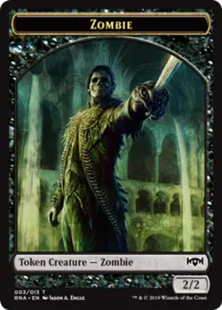 Zombie Token - Ravnica Allegiance #003/013 MTG Magic The Gathering - Image 1