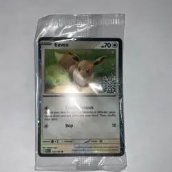 Pokemon TCG Sealed Eevee 133/165 Stamped Promo 2025 Holiday Calendar - Image 1