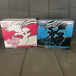 Pokemon Black Bolt and White Flare ETB Elite Trainer Box Factory Sealed Set Of 2 - Image 1