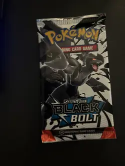 Heavy 22.89g Pokemon TCG SV 10.5 Black Bolt Booster Pack Sealed! - Image 2