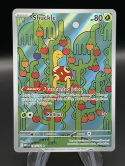 Shuckle 136/132 Pokemon Mega Evolution Illustration Rare - Image 1
