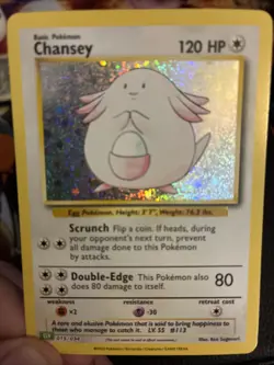 Chansey 015/034 CLV Classic Collection Holo Pokemon #27 NM - Image 2