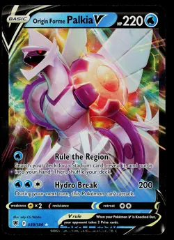 Origin Forme Palkia V 039/189 SWSH10: Astral Radiance Pokemon NM - Image 1