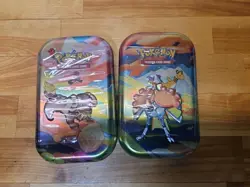 Pokemon Vibrant Paldea Mini Tin Set Of 2 Factory Sealed - Image 1