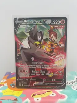 Pokemon Brilliant Stars Trainer Gallery Single Strike Urshifu V TG18/TG30 NM - Image 1