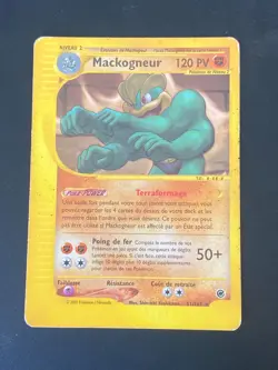 CARTE POKEMON MACKOGNEUR 51/165 FR RARE WIZARDS EXPEDITION - BE - Image 1