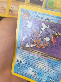 CARTE POKEMON LEVIATOR OBSCUR 25/82 EDITION 1 FR RARE WIZARDS TEAM ROCKET - BE - Image 2