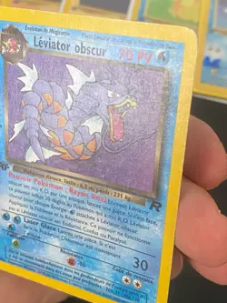 CARTE POKEMON LEVIATOR OBSCUR 25/82 EDITION 1 FR RARE WIZARDS TEAM ROCKET - BE - Image 3