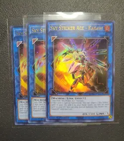 Yugioh - Sky Striker Ace - Kagari - Ultra Rare - 1st Edition - MAMA-EN005 ×3 - Image 1