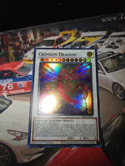 Yu-Gi-Oh! Crimson Dragon (SupR) RA04-EN061 Quarter Century Stampede 1st Edition - Image 3