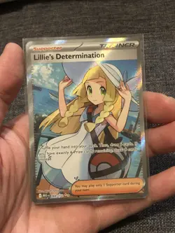 Pokemon TCG Mega Evolution Lillie’s Determination Full Art Trainer Card 169/132 - Image 1