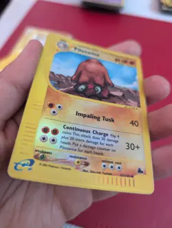 Piloswine Skyridge 43/144 Reverse Holo Pokemon Card WOTC Great Condition - Image 3