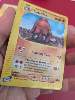 Piloswine Skyridge 43/144 Reverse Holo Pokemon Card WOTC Great Condition - Image 5