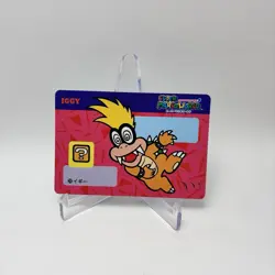 Iggy Koopa Super Mario World Mario bros Card Banpresto 1992 Nintendo - Image 1