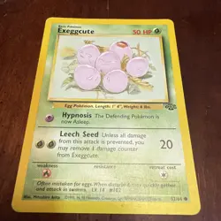 Exeggcute 52/64 Jungle Set Vintage 1999 Pokemon Card - MP - Image 1
