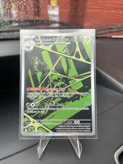 Pokemon TCG Team Rockets Spidops Illustration Rare Card 187/182 Destined Rivals - Image 1
