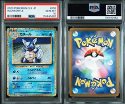 BLASTOISE PSA 10 GEM MINT JPN 2023 POKEMON CARD CLASSIC 002/032 Kames & Kamex - Image 1