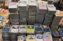 300+ POKEMON CARD BULK! COMMON/UNCOMMON/RARE/HOLO/EX/V/GX! - Image 1