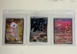 Pokemon 151 Mew & Mewtwo Ultra Premium Collection UPC 3 Card Promo Set - Image 1