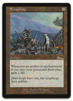 Scrapheap #132 (LP) Urza's Legacy ULG Magic MTG - Image 1