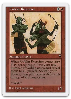 Goblin Recruiter #14 (NM) Anthologies ATH Magic MTG - Image 1