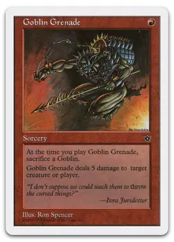 Goblin Grenade #29 (NM) Anthologies ATH Magic MTG - Image 1