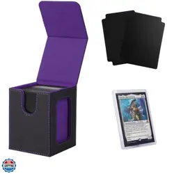 MTG Deck Box With Slot For Commander Display, Patented Design, Fits 100+ Doub... - Image 1