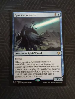 mtg spectral arcanist commander innistrad: crimson vow - Image 1