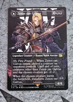 Zenos yae Galvus (Borderless) MTG Final Fantasy Regular - Image 1