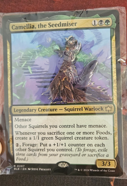 MTG Camellia, the Seedmiser Magicon 2024 Exclusive Pin - Image 1