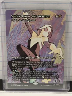 Spider-Gwen, Web-Warrior - Marvel (MAR) #24 NM Borderless Foil MTG - Image 1