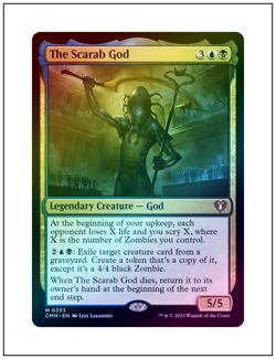 1x The Scarab God, Foil, Magic the Gathering MTG NM - Image 1