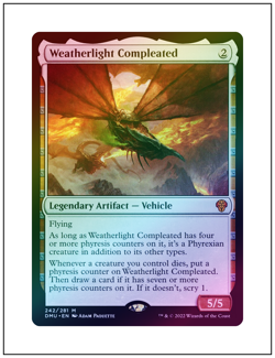 1x Weatherlight Compleated, Foil, Magic the Gathering MTG NM - Image 1