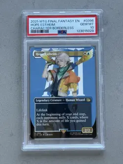 PSA 10 ~ Hope Estheim (Borderless) #541 MTG Final Fantasy FIN - Image 1